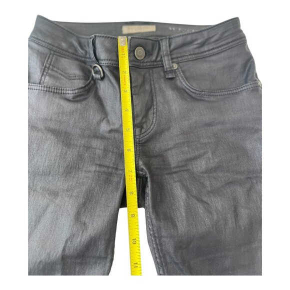 Size 24W Burberry Pilton Skinny Ankle Stretchy Jeans Women's Burgundy Authentic - Picture 5 of 14